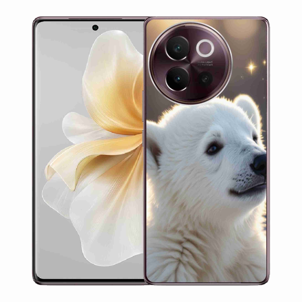 Gélový kryt mmCase na Vivo V40 Lite 5G - ľadový medveď