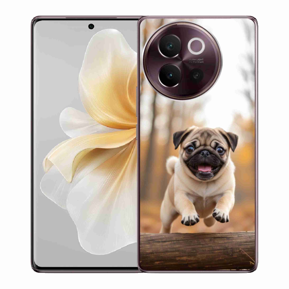 Gélový kryt mmCase na Vivo V40 Lite 5G - mops 2
