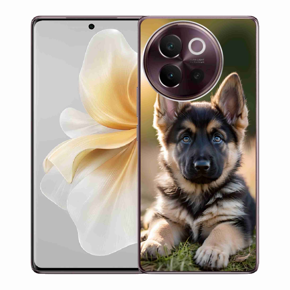 Gélový kryt mmCase na Vivo V40 Lite 5G - nemecký ovčiak v prírode
