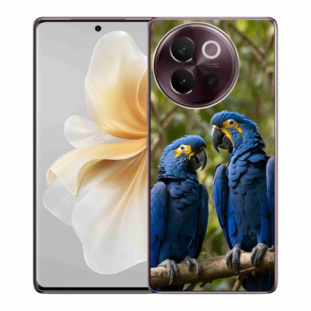 Gélový kryt mmCase na Vivo V40 Lite 5G - papagájové duo