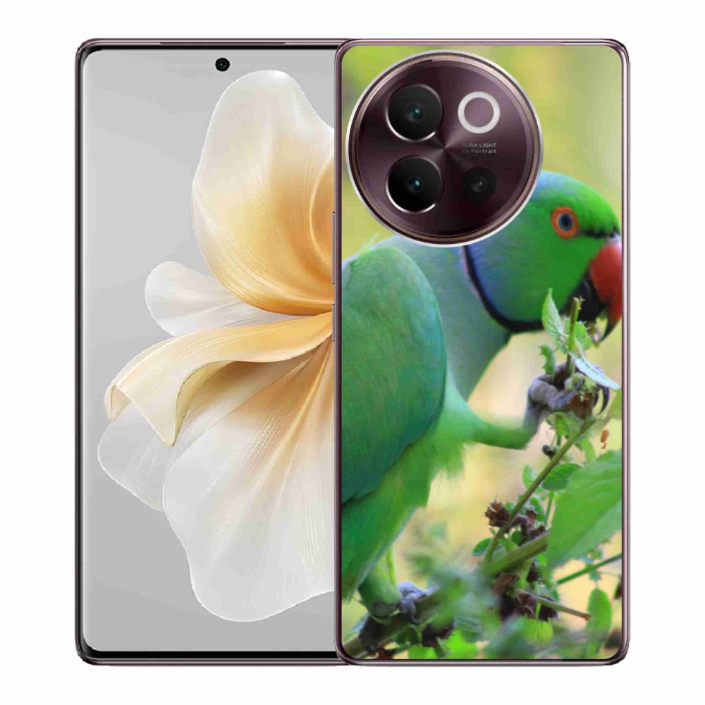 Gélový kryt mmCase na Vivo V40 Lite 5G - papagáj Alexandr