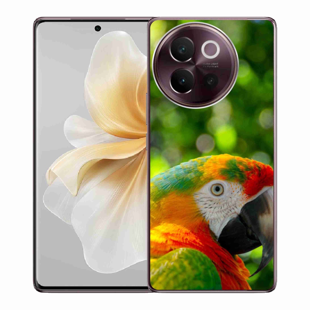 Gélový kryt mmCase na Vivo V40 Lite 5G - papagáj ara 3