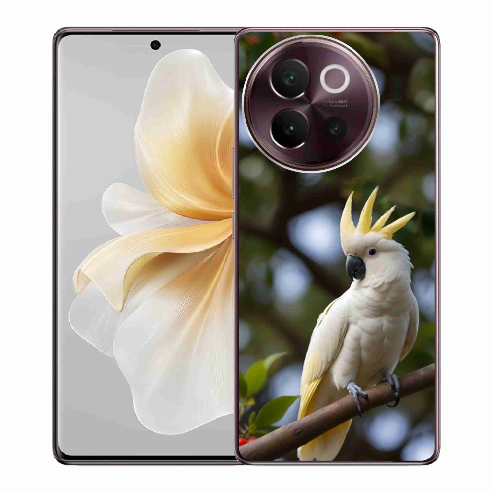 Gélový kryt mmCase na Vivo V40 Lite 5G - papagáj kakadu 3