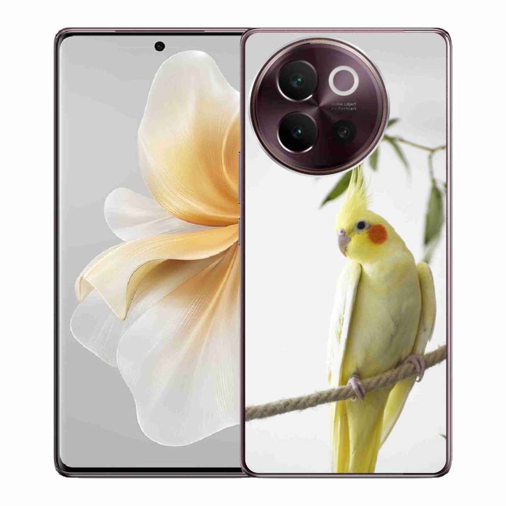 Gélový kryt mmCase na Vivo V40 Lite 5G - papagáj korela chocholatá