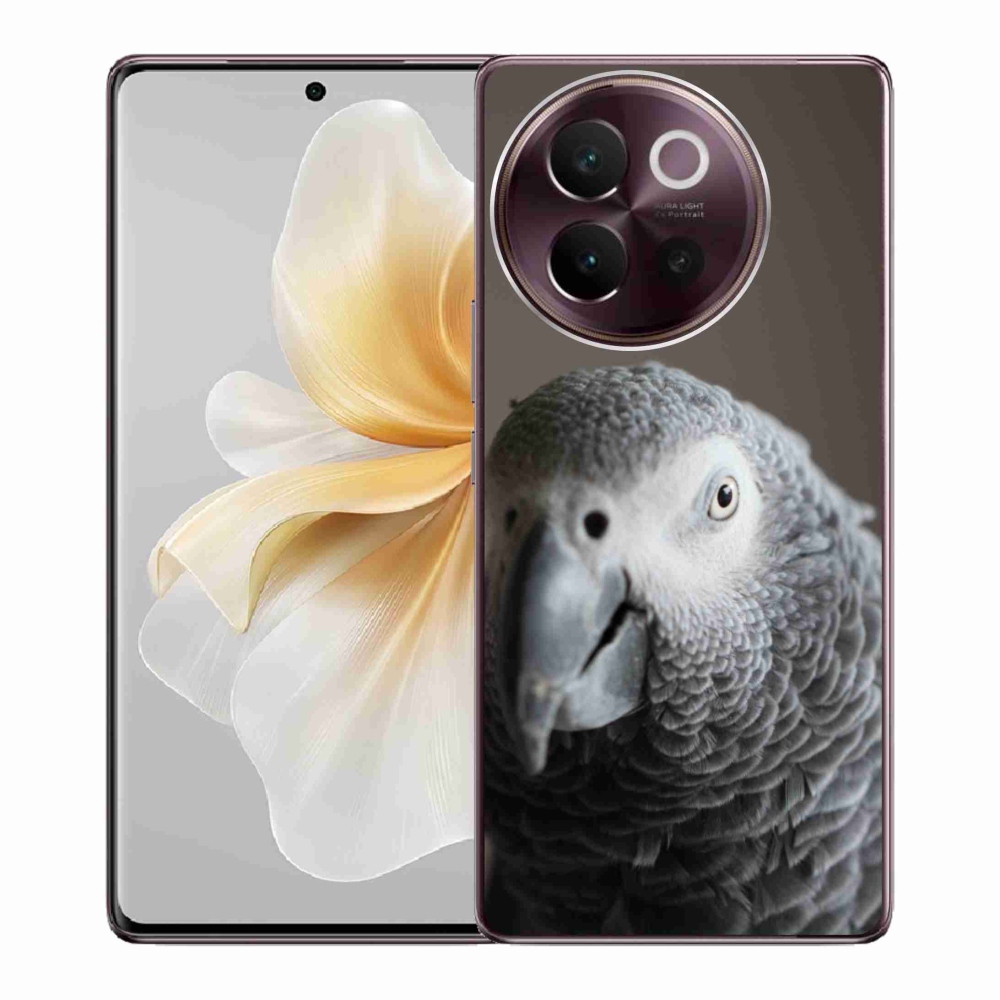 Gélový kryt mmCase na Vivo V40 Lite 5G - papagáj žako 2