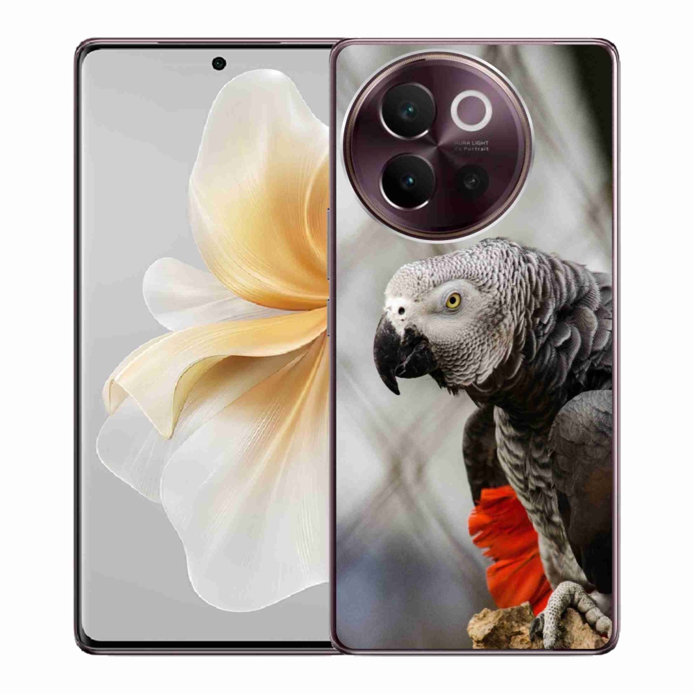 Gélový kryt mmCase na Vivo V40 Lite 5G - papagáj žako 3