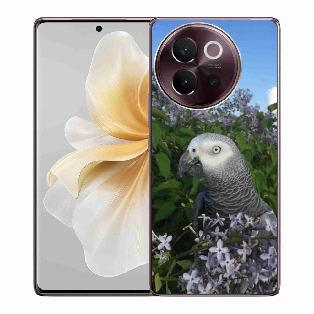 Gélový kryt mmCase na Vivo V40 Lite 5G - papagáj žako