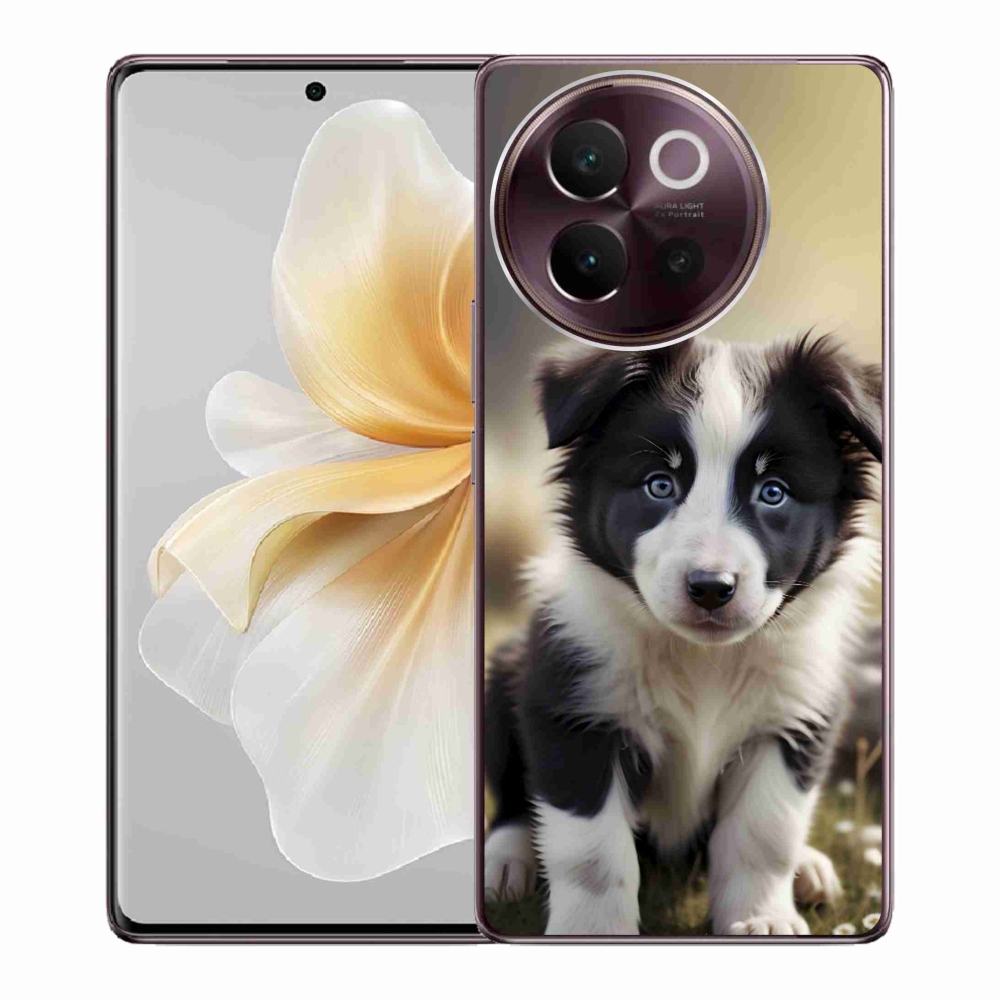 Gélový kryt mmCase na Vivo V40 Lite 5G - roztomilá border kólia
