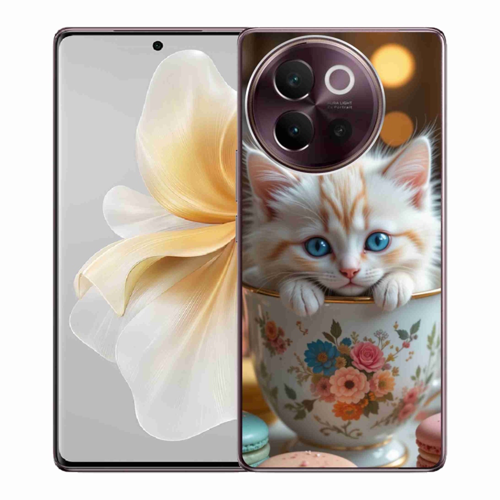 Gélový kryt mmCase na Vivo V40 Lite 5G - roztomilé mačiatko 6
