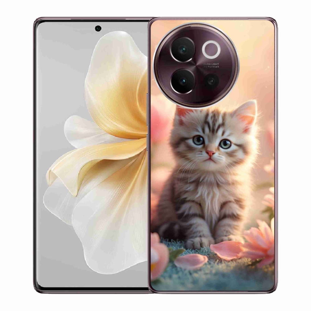 Gélový kryt mmCase na Vivo V40 Lite 5G - roztomilé mačiatko 8