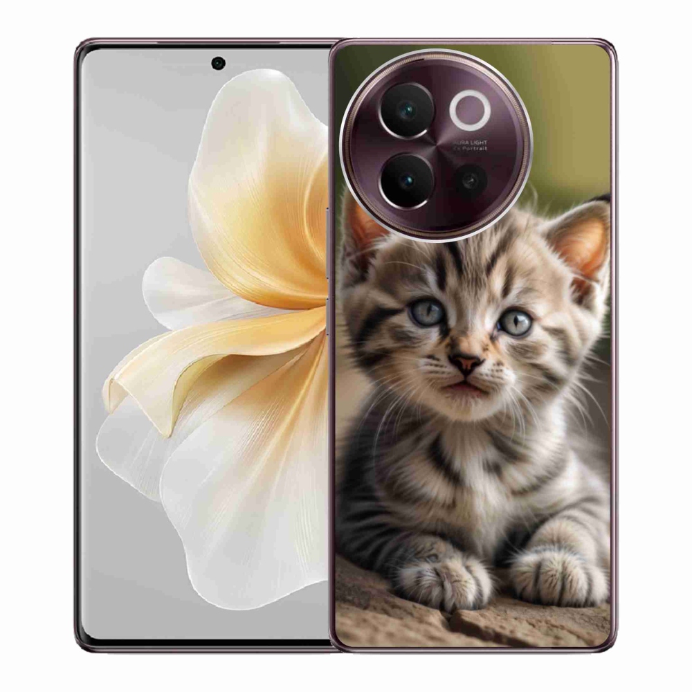 Gélový kryt mmCase na Vivo V40 Lite 5G - roztomilé mačiatko 9