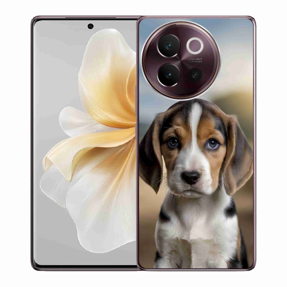 Gélový kryt mmCase na Vivo V40 Lite 5G - roztomilý bígl