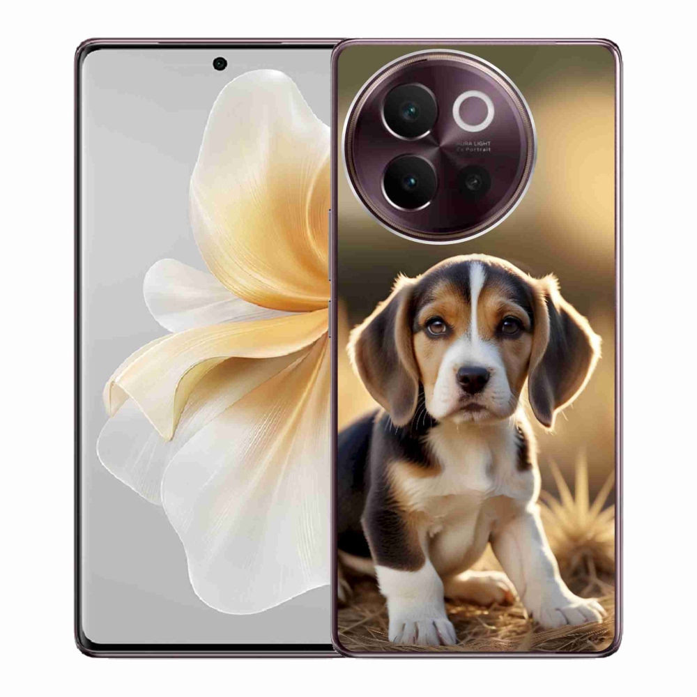 Gélový kryt mmCase na Vivo V40 Lite 5G - roztomilý bígl