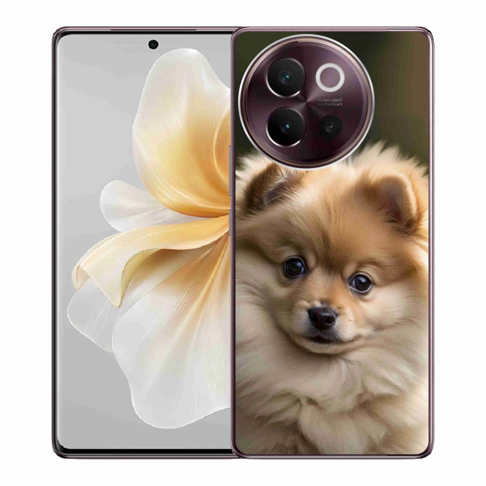 Gélový kryt mmCase na Vivo V40 Lite 5G - roztomilý pomeranian 2