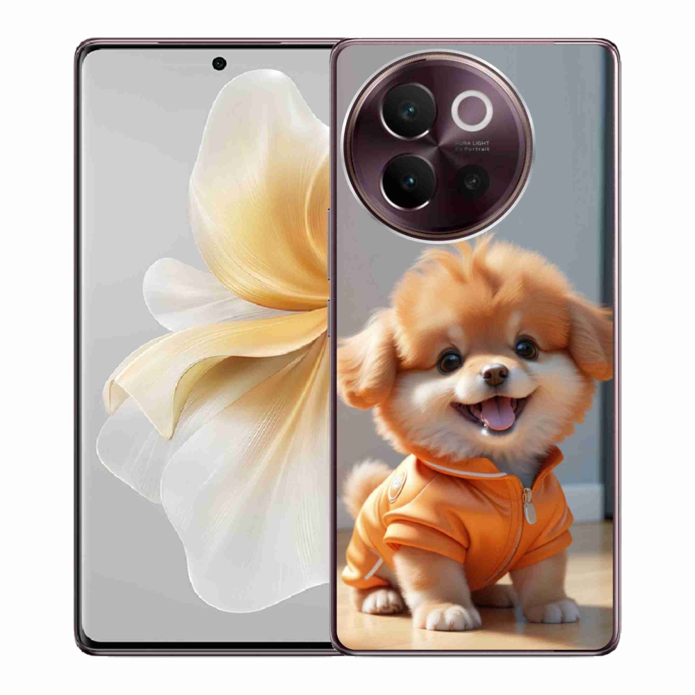 Gélový kryt mmCase na Vivo V40 Lite 5G - roztomilý pomeranian v mikine