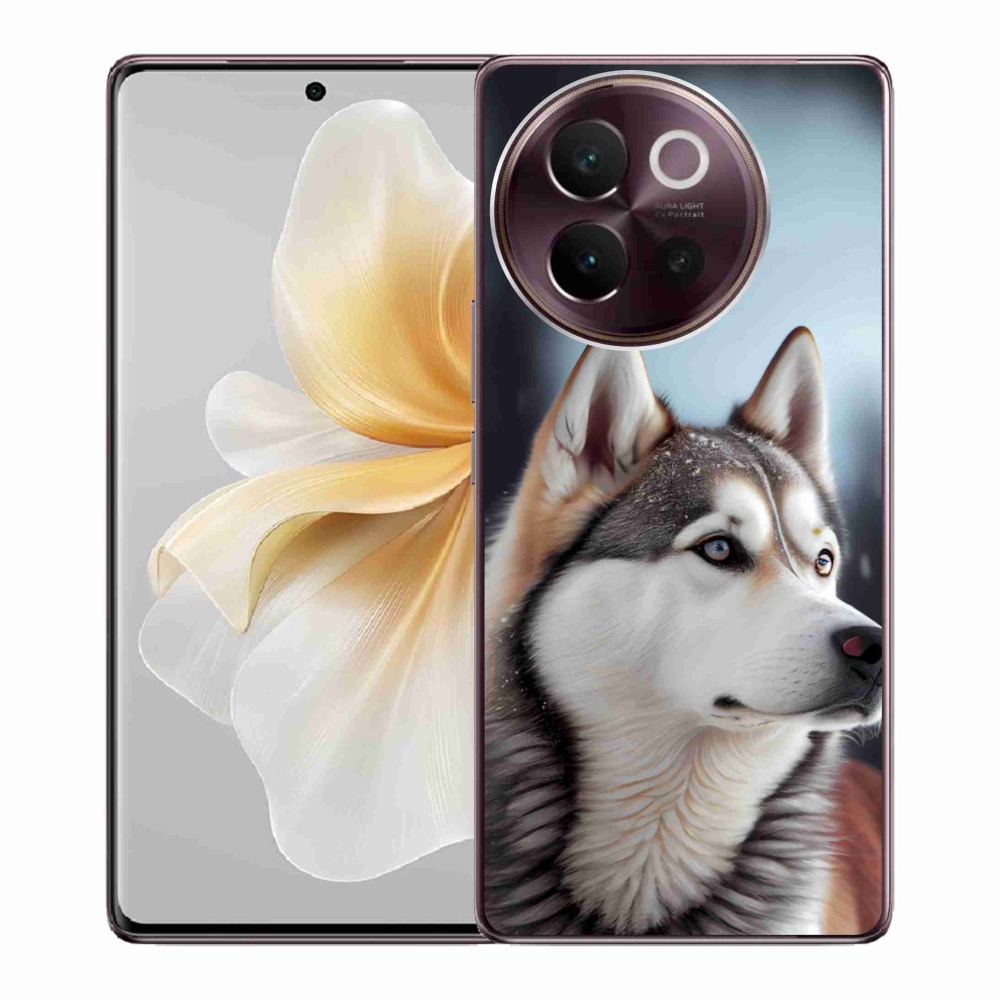 Gélový kryt mmCase na Vivo V40 Lite 5G - sibírsky husky