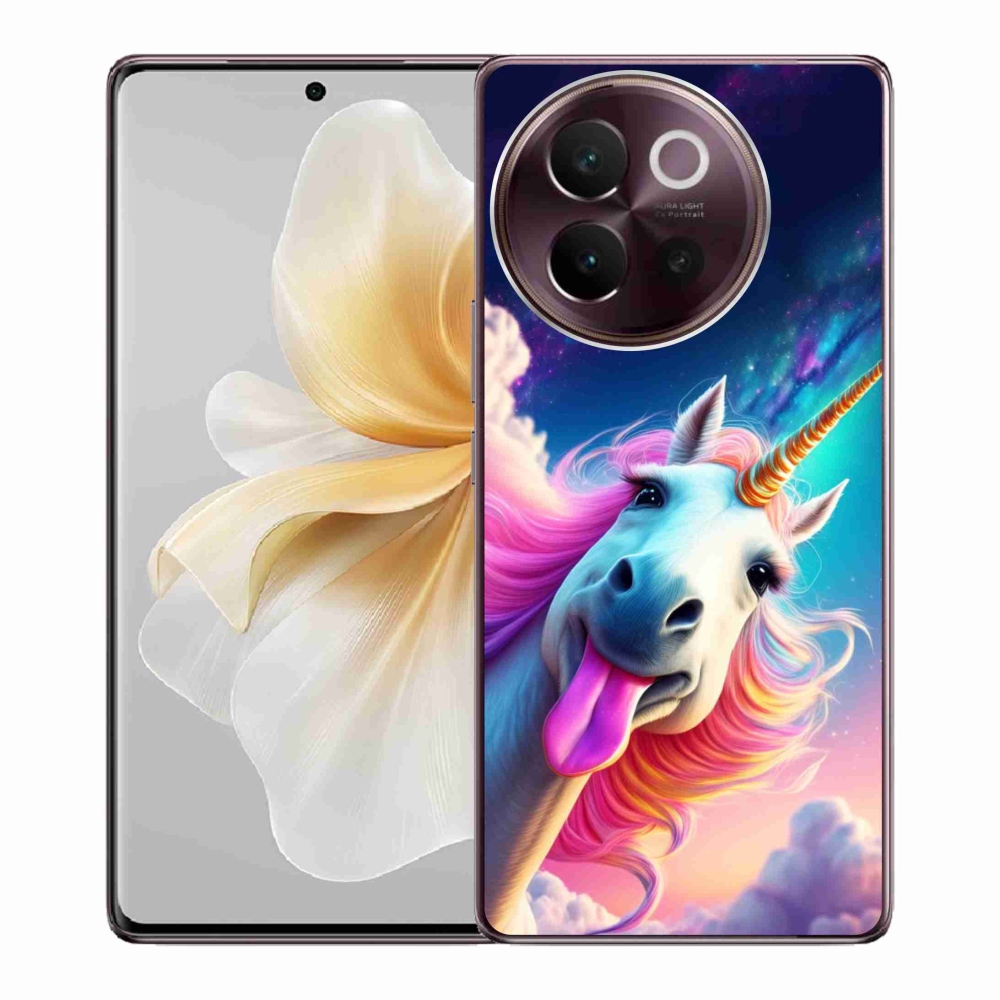 Gélový kryt mmCase na Vivo V40 Lite 5G - šialený jednorožec