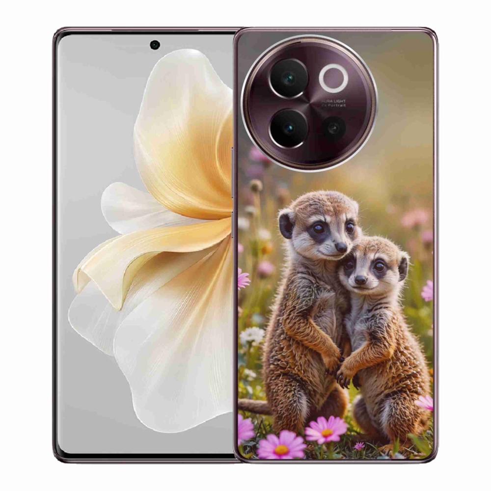 Gélový kryt mmCase na Vivo V40 Lite 5G - surikatí duo
