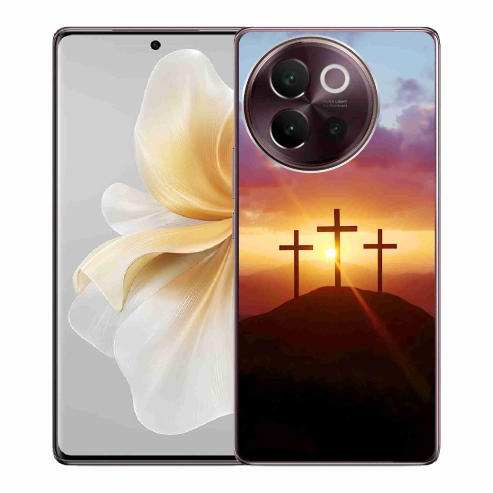 Gélový kryt mmCase na Vivo V40 Lite 5G - tri kríža