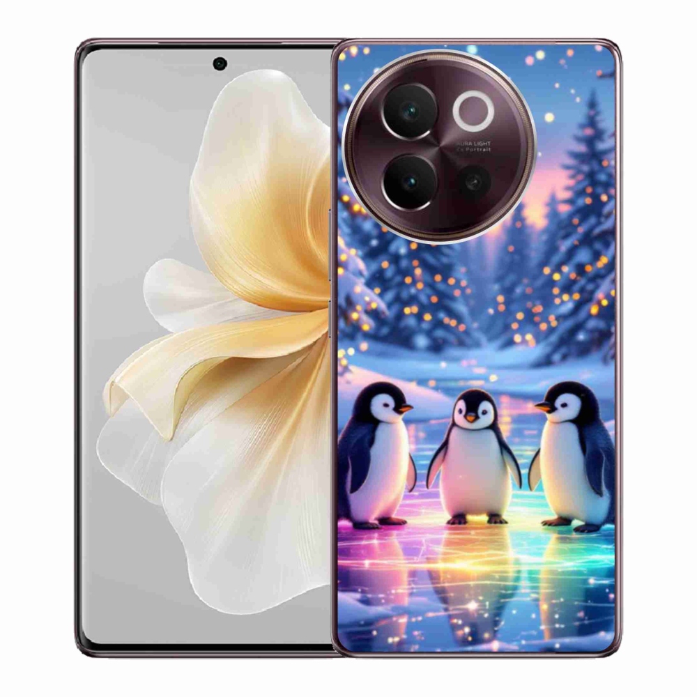 Gélový kryt mmCase na Vivo V40 Lite 5G - tučniaky