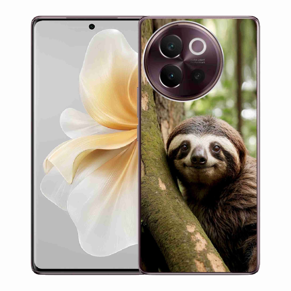 Gélový kryt mmCase na Vivo V40 Lite 5G - usmievavý leňochod