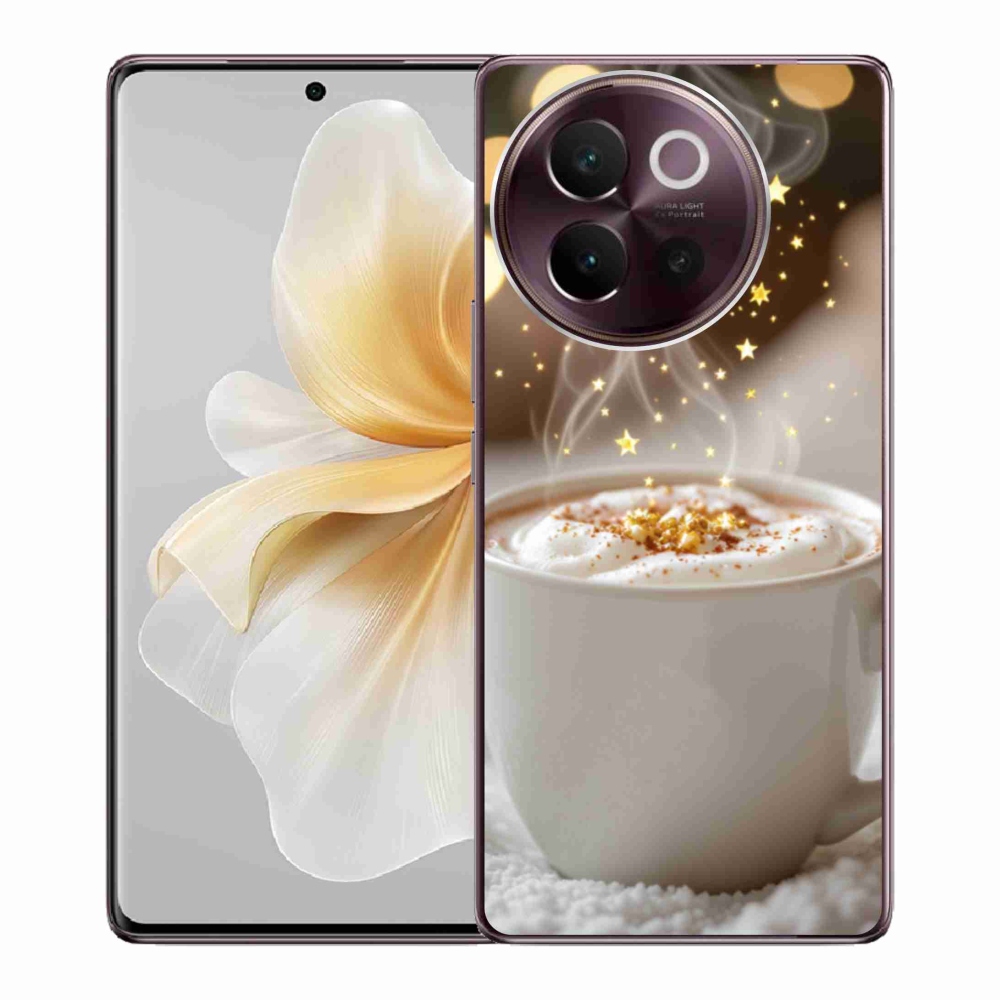 Gélový kryt mmCase na Vivo V40 Lite 5G - vianočný horúci nápoj