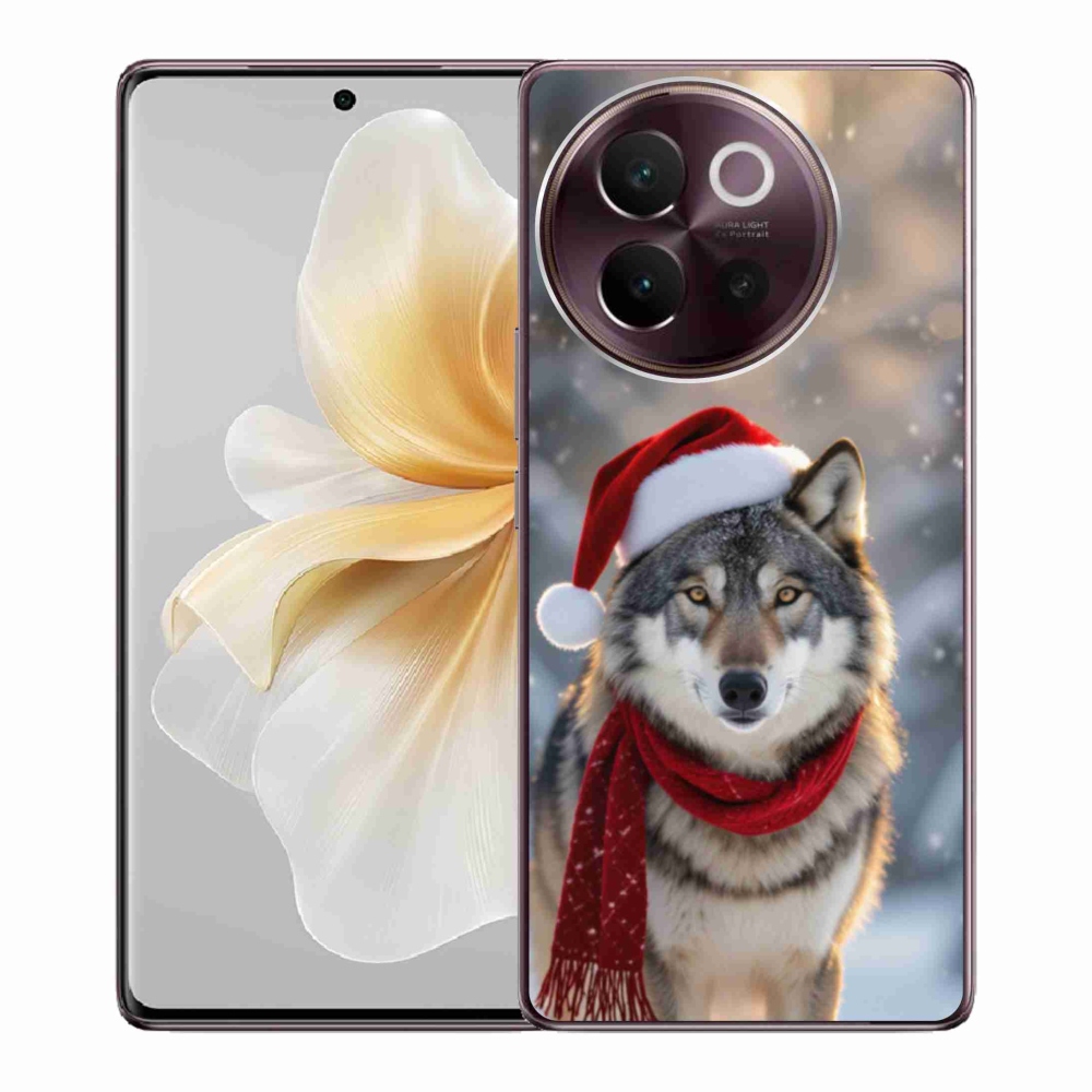 Gélový kryt mmCase na Vivo V40 Lite 5G - vianočný vlk