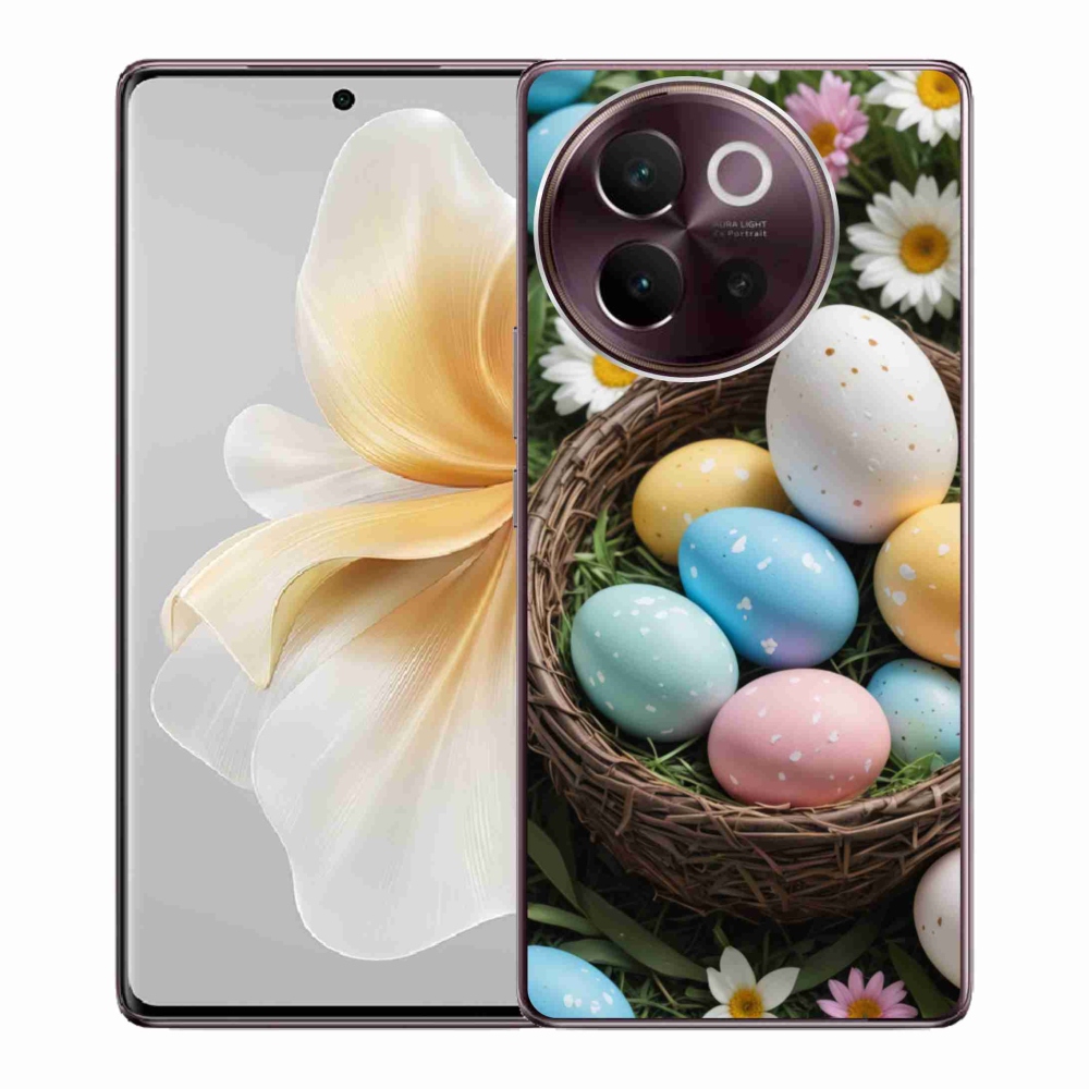Gélový kryt mmCase na Vivo V40 Lite 5G - veľkonočné vajíčka 2