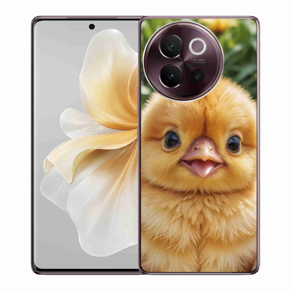 Gélový kryt mmCase na Vivo V40 Lite 5G - veselé kuriatko