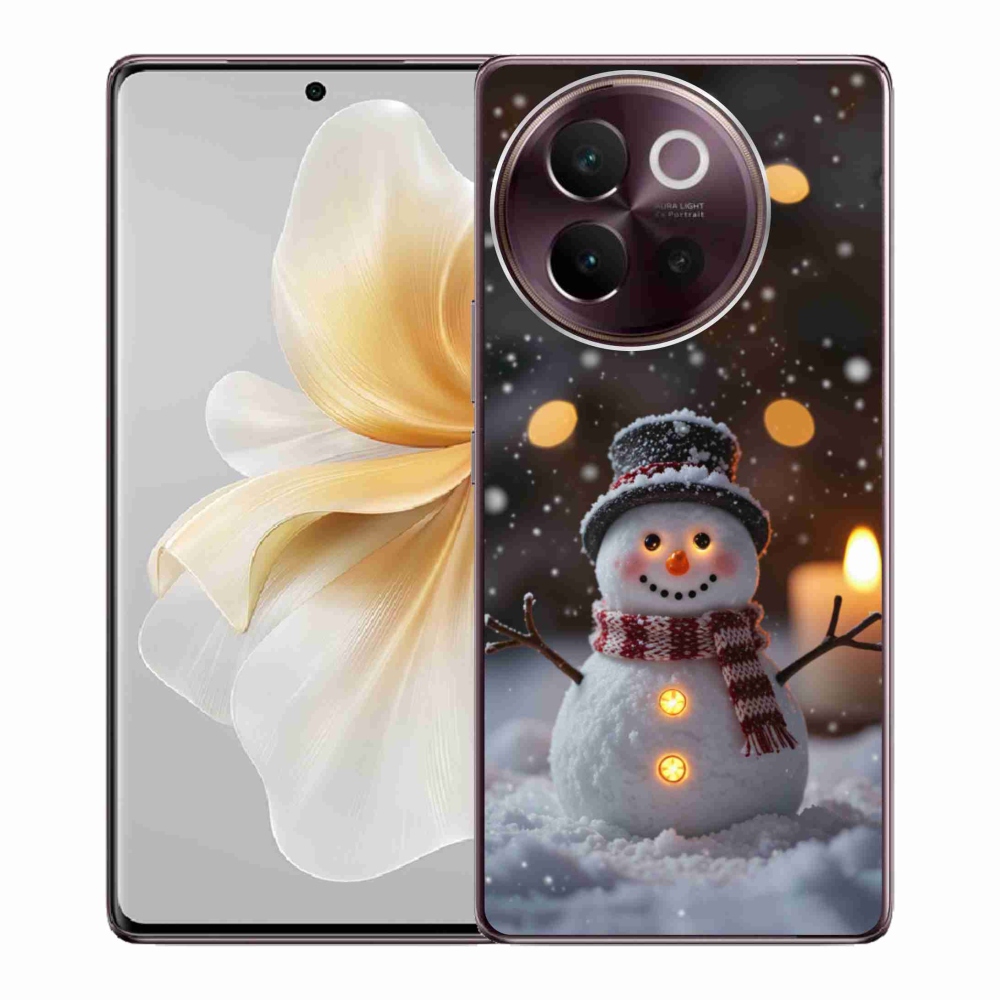 Gélový kryt mmCase na Vivo V40 Lite 5G - veselý snehuliak