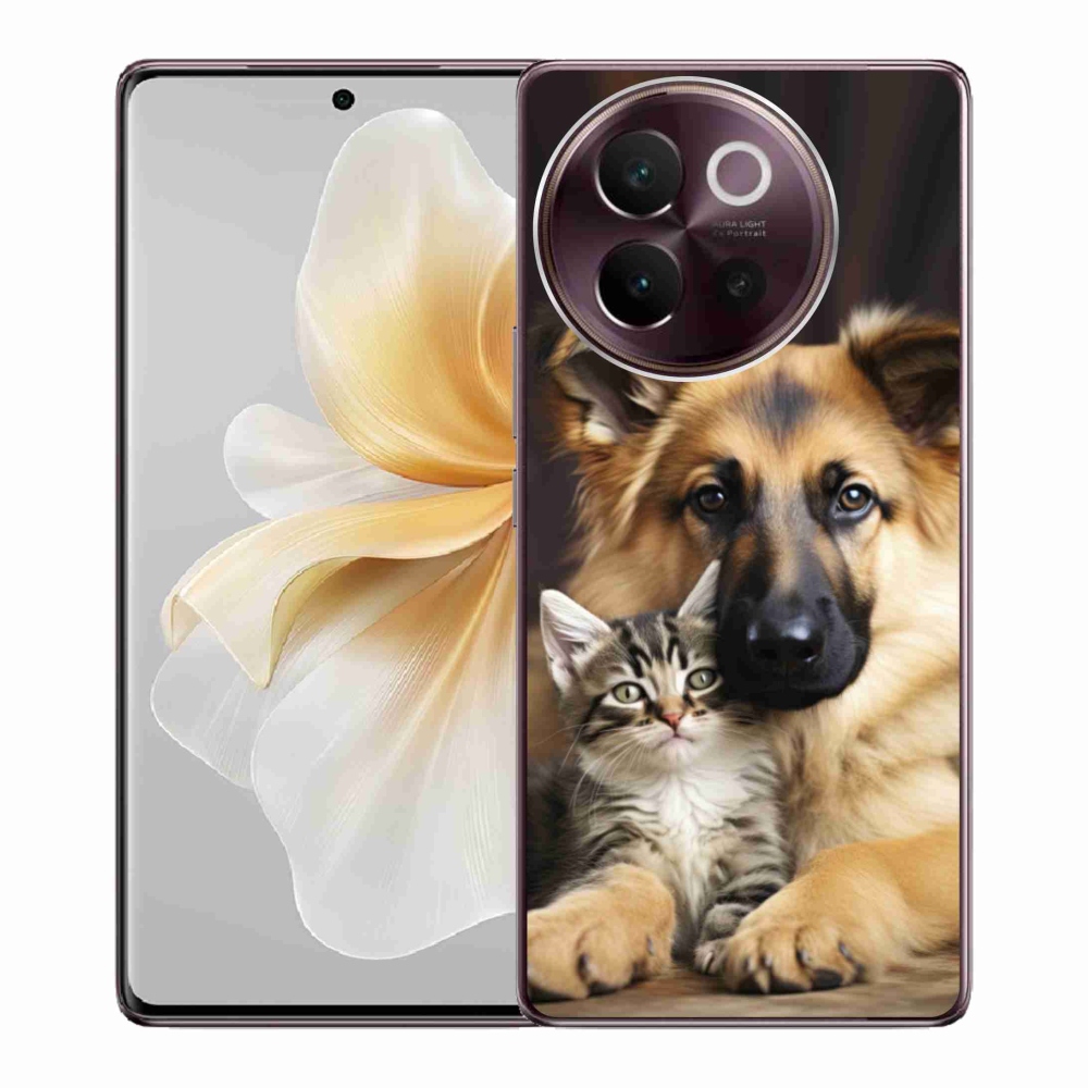 Gélový kryt mmCase na Vivo V40 Lite 5G - zvieracie priateľstvo