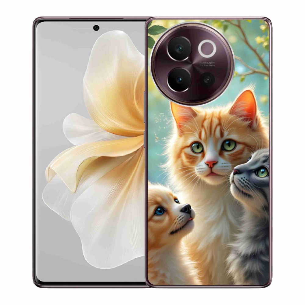 Gélový kryt mmCase na Vivo V40 Lite 5G - zvieracie priateľstvo 2