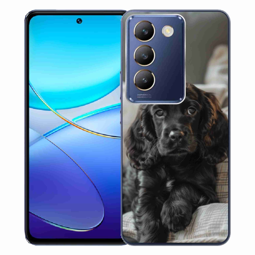 Gélový kryt mmCase na Vivo V40 SE/5G - anglický kokeršpaniel