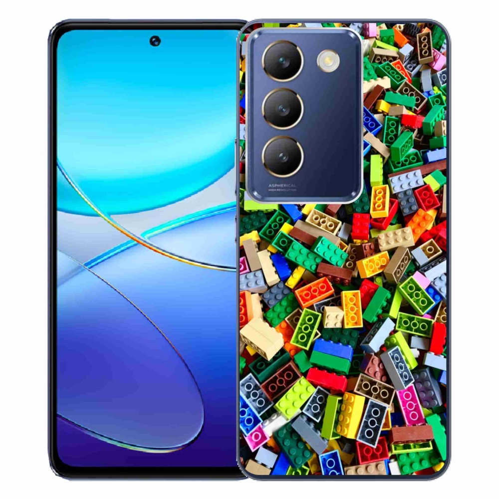 Gélový kryt mmCase na Vivo V40 SE/5G - farebné stavebné kocky