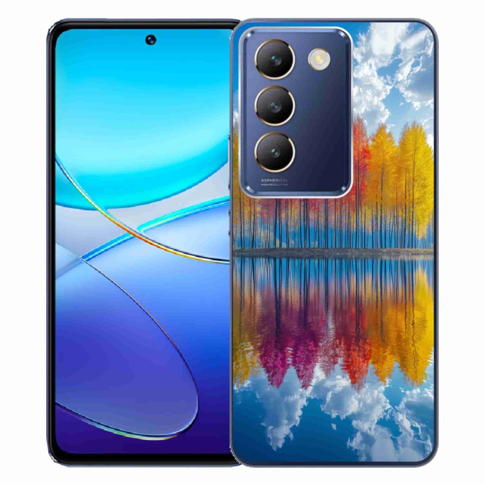 Gélový kryt mmCase na Vivo V40 SE/5G - farebné stromy