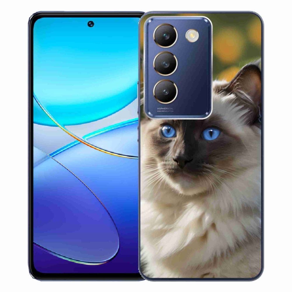 Gélový kryt mmCase na Vivo V40 SE/5G - biely ragdoll