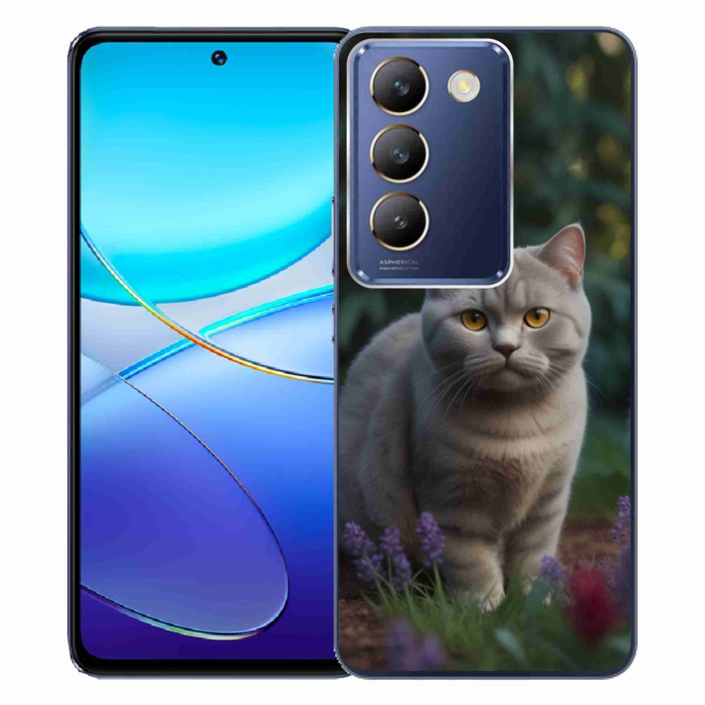 Gélový kryt mmCase na Vivo V40 SE/5G - britská mačka