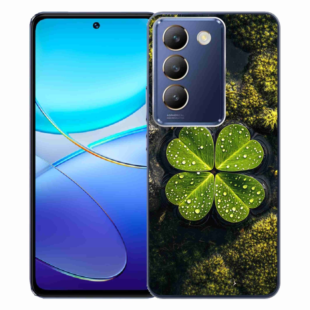 Gélový kryt mmCase na Vivo V40 SE/5G - štvorlístok