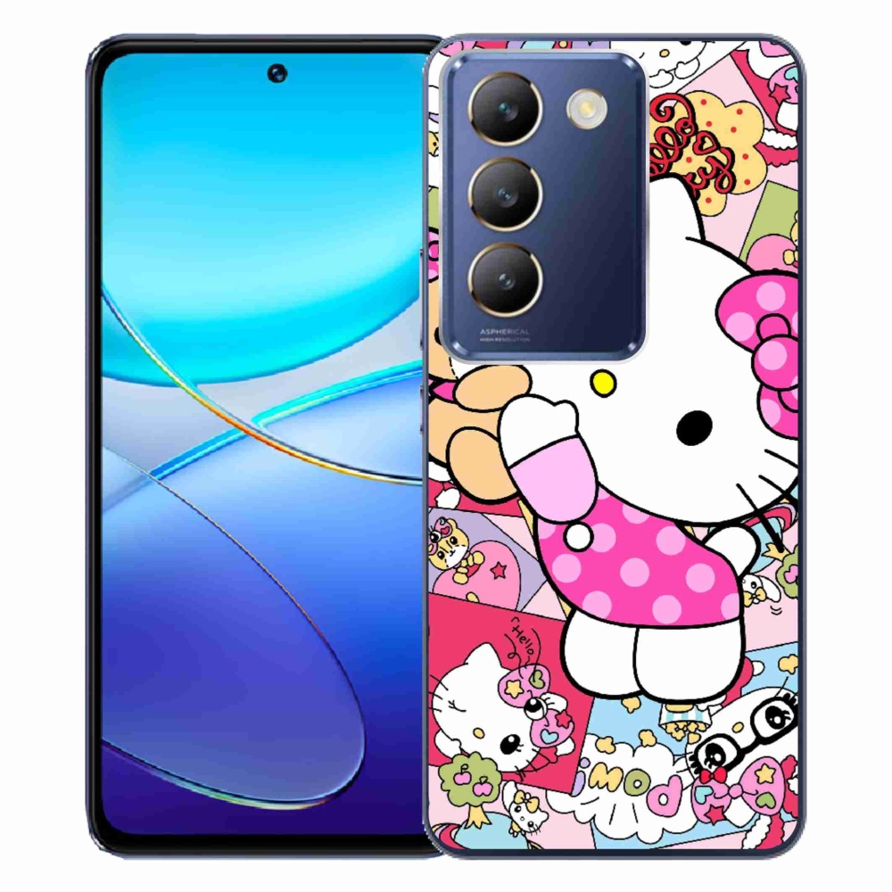 Gélový kryt mmCase na Vivo V40 SE/5G - cute kitty