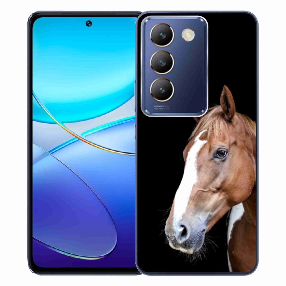 Gélový kryt mmCase na Vivo V40 SE/5G - hnedý kôň 3