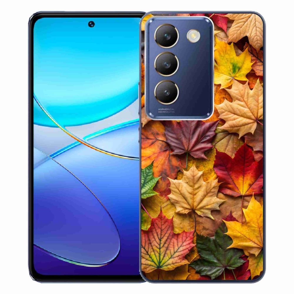Gélový kryt mmCase na Vivo V40 SE/5G - javorové listy 2