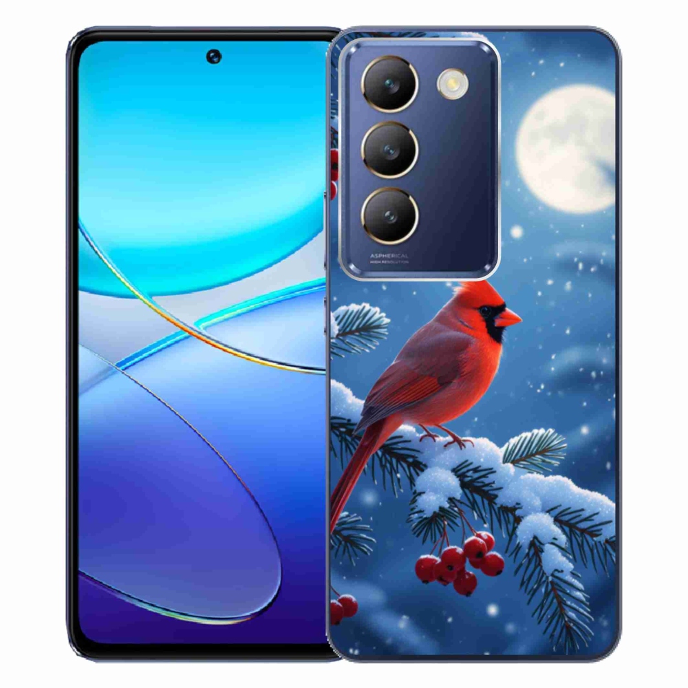 Gélový kryt mmCase na Vivo V40 SE/5G - kardinál červený
