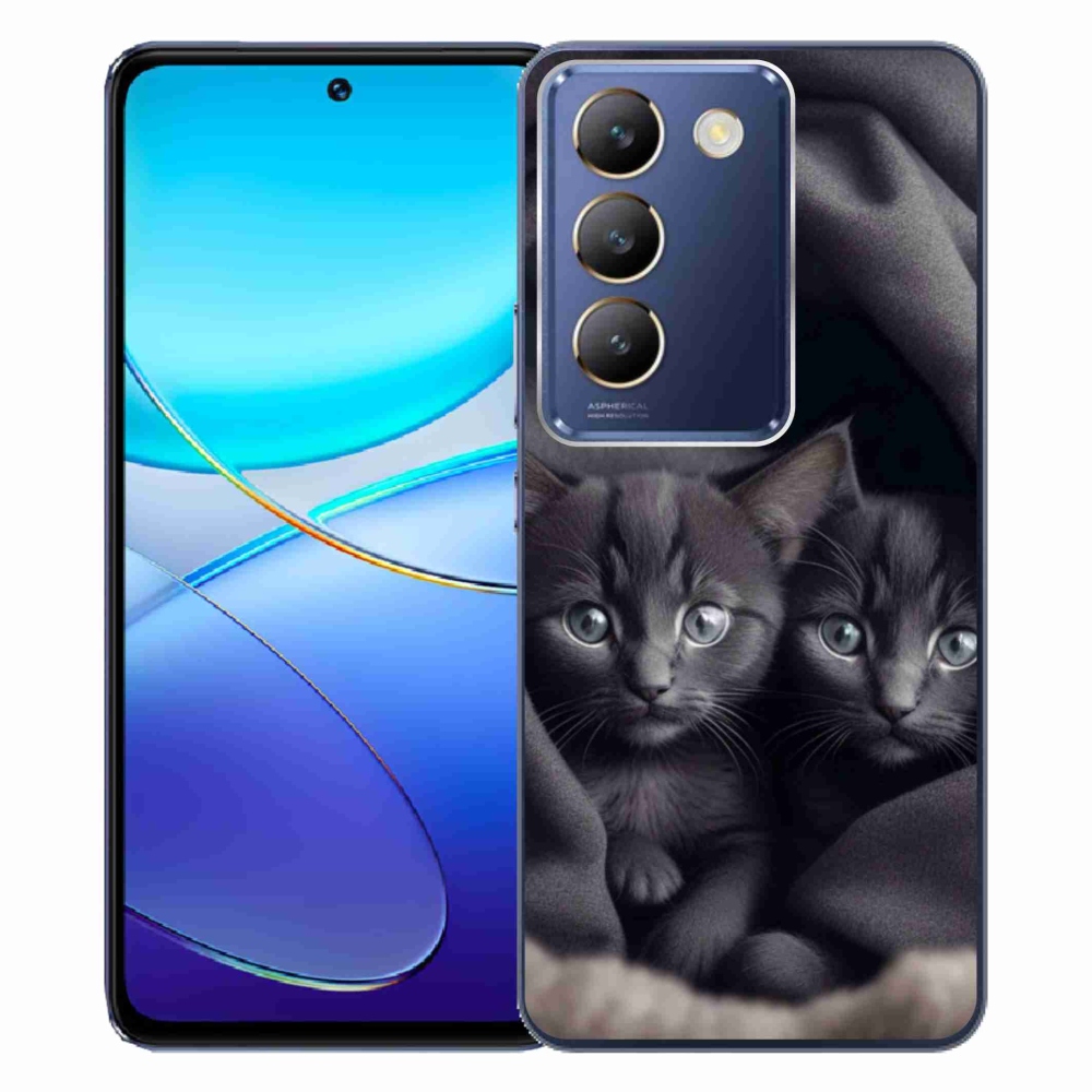 Gélový kryt mmCase na Vivo V40 SE/5G - mačacie duo