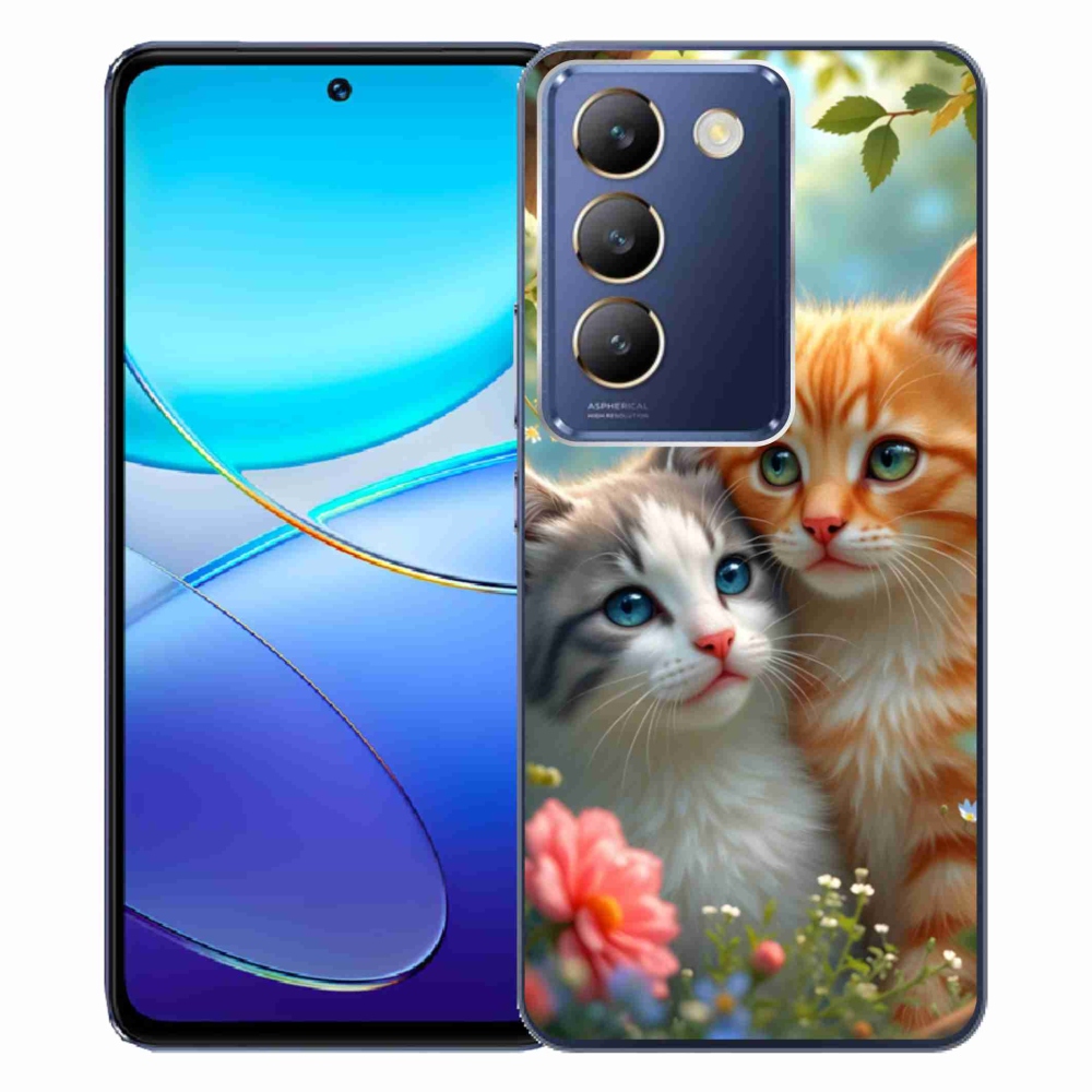 Gélový kryt mmCase na Vivo V40 SE/5G - mačacia láska 2