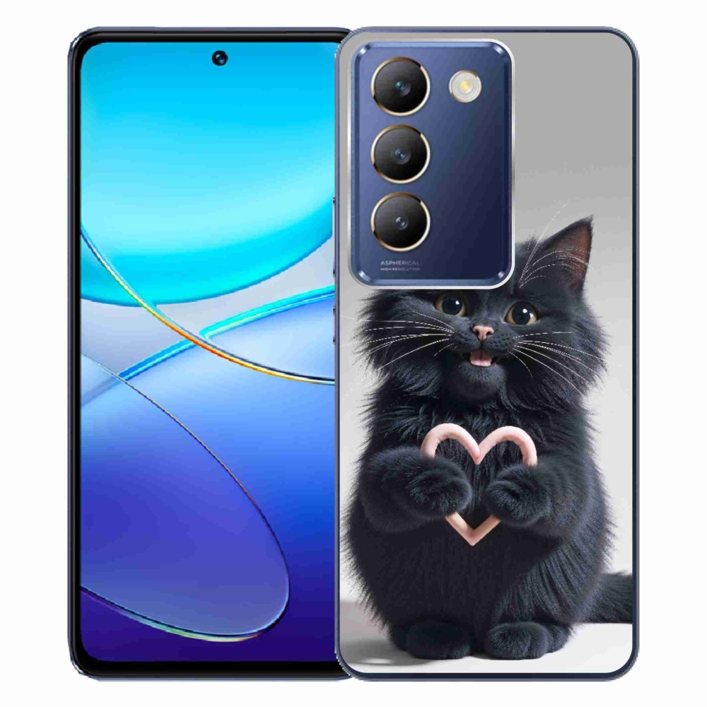 Gélový kryt mmCase na Vivo V40 SE/5G - mačacia láska 3
