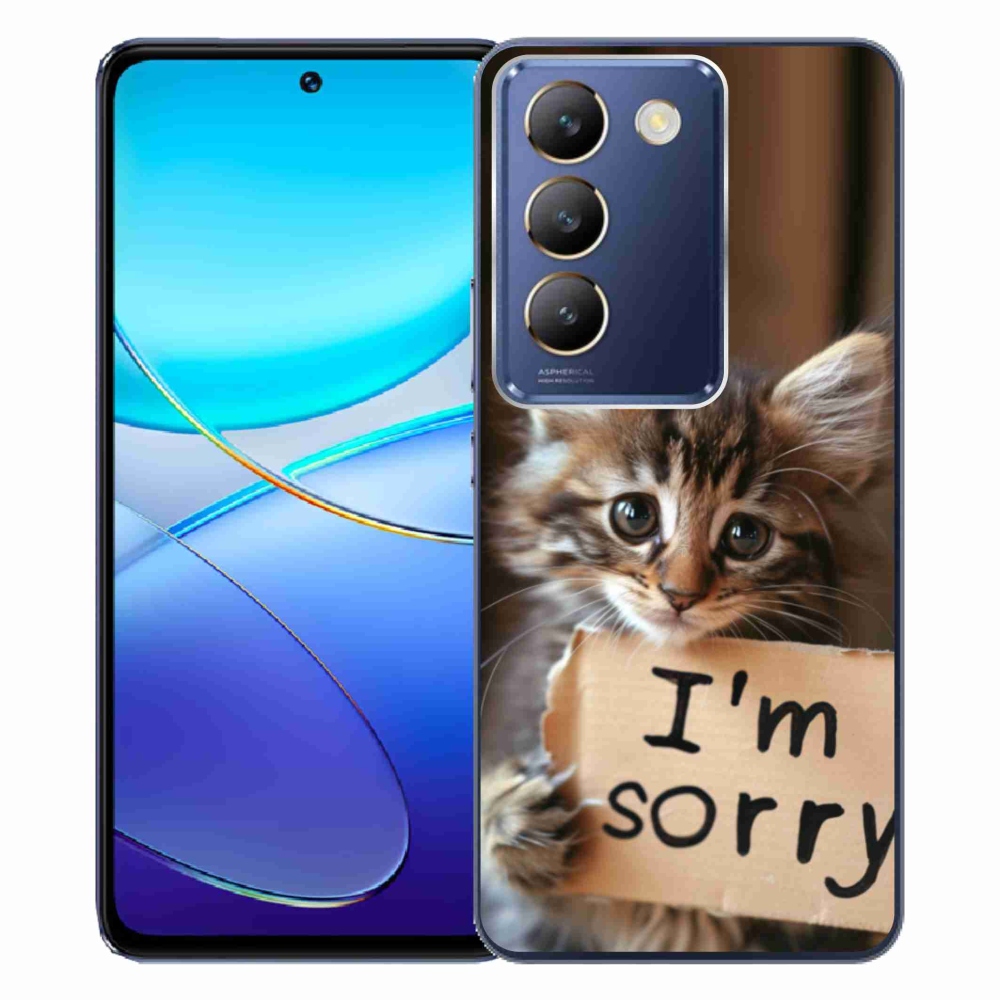 Gélový kryt mmCase na Vivo V40 SE/5G - mačacie ospravedlnenie