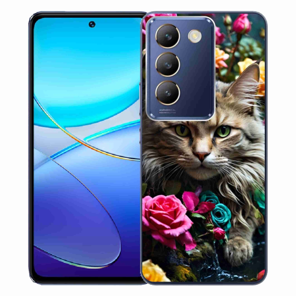Gélový kryt mmCase na Vivo V40 SE/5G - mačacie pohľad 2