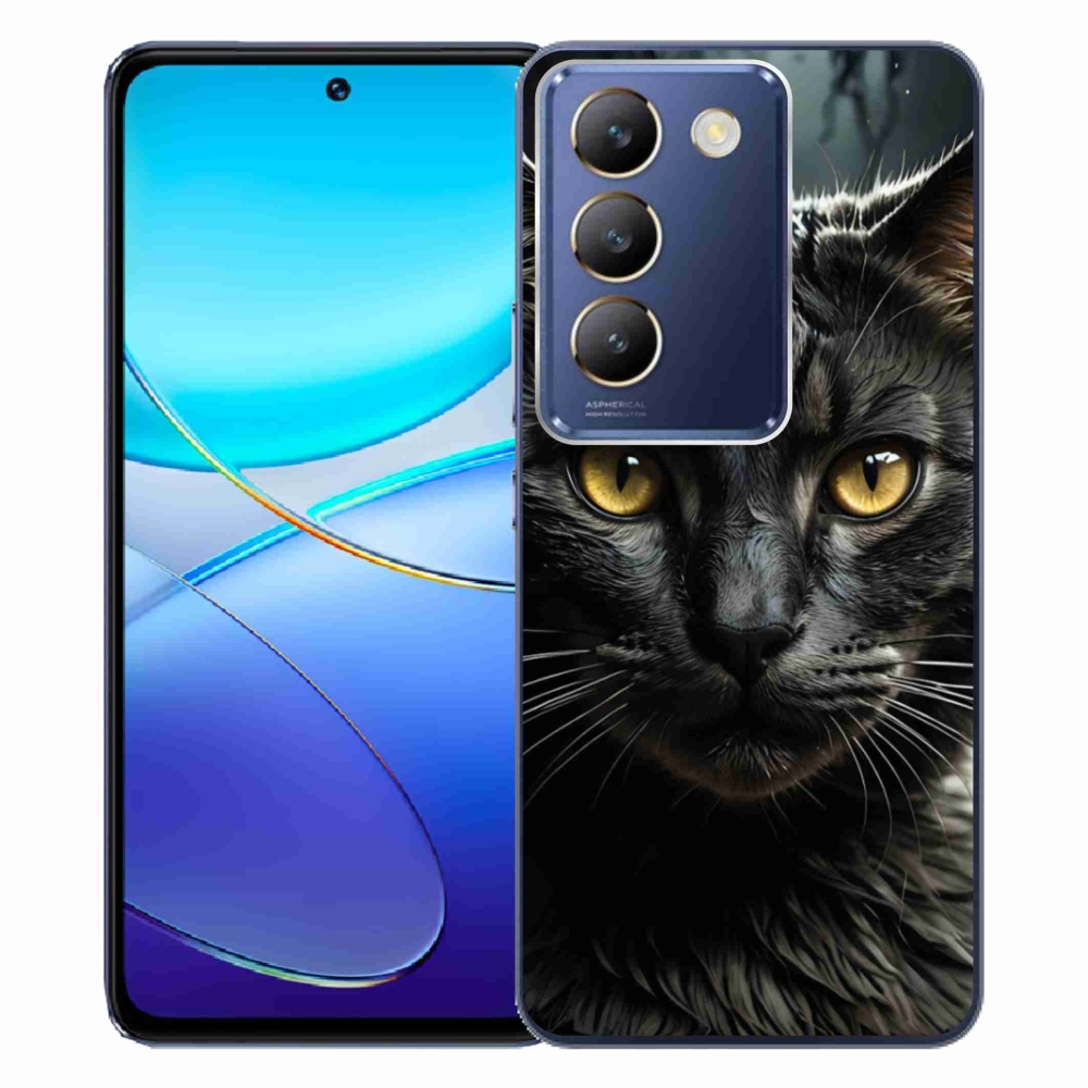 Gélový kryt mmCase na Vivo V40 SE/5G - mačacie pohľad 3