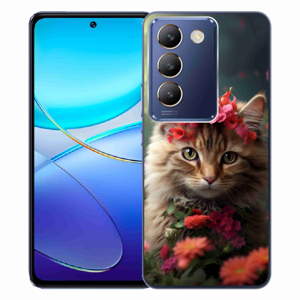 Gélový kryt mmCase na Vivo V40 SE/5G - mačacia princezná