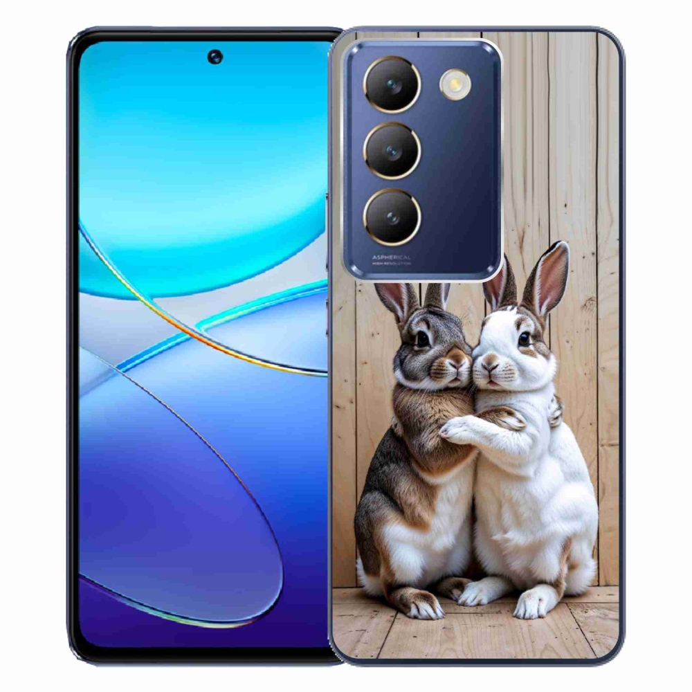 Gélový kryt mmCase na Vivo V40 SE/5G - králičie pár